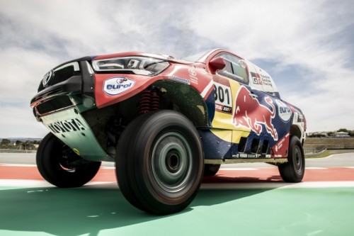 Aquí la Toyota Hilux del Dakar 2021 2