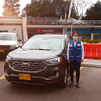 Ford Motor Colombia entrega vehículos a la Cruz Roja Colombiana