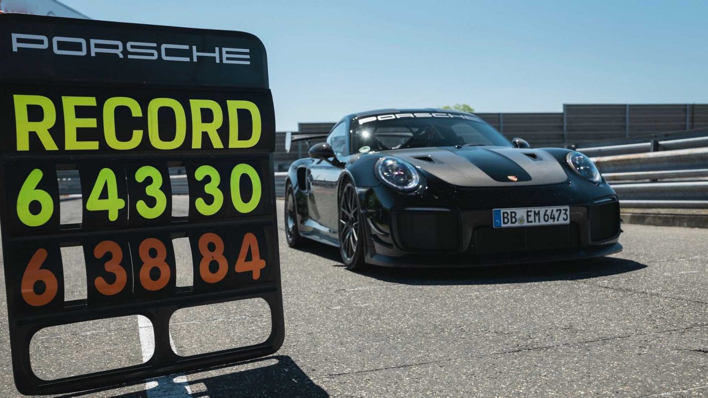 Nuevo récord del Porsche 911 GT2 RS en Nürburgring