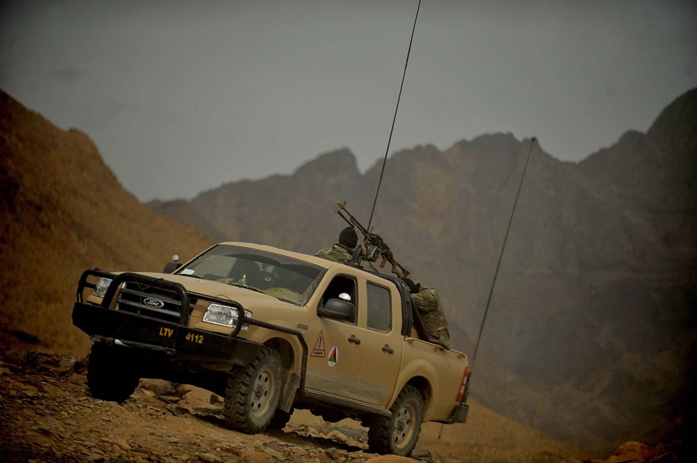 Vehículos trofeos de guerra en Afganistán