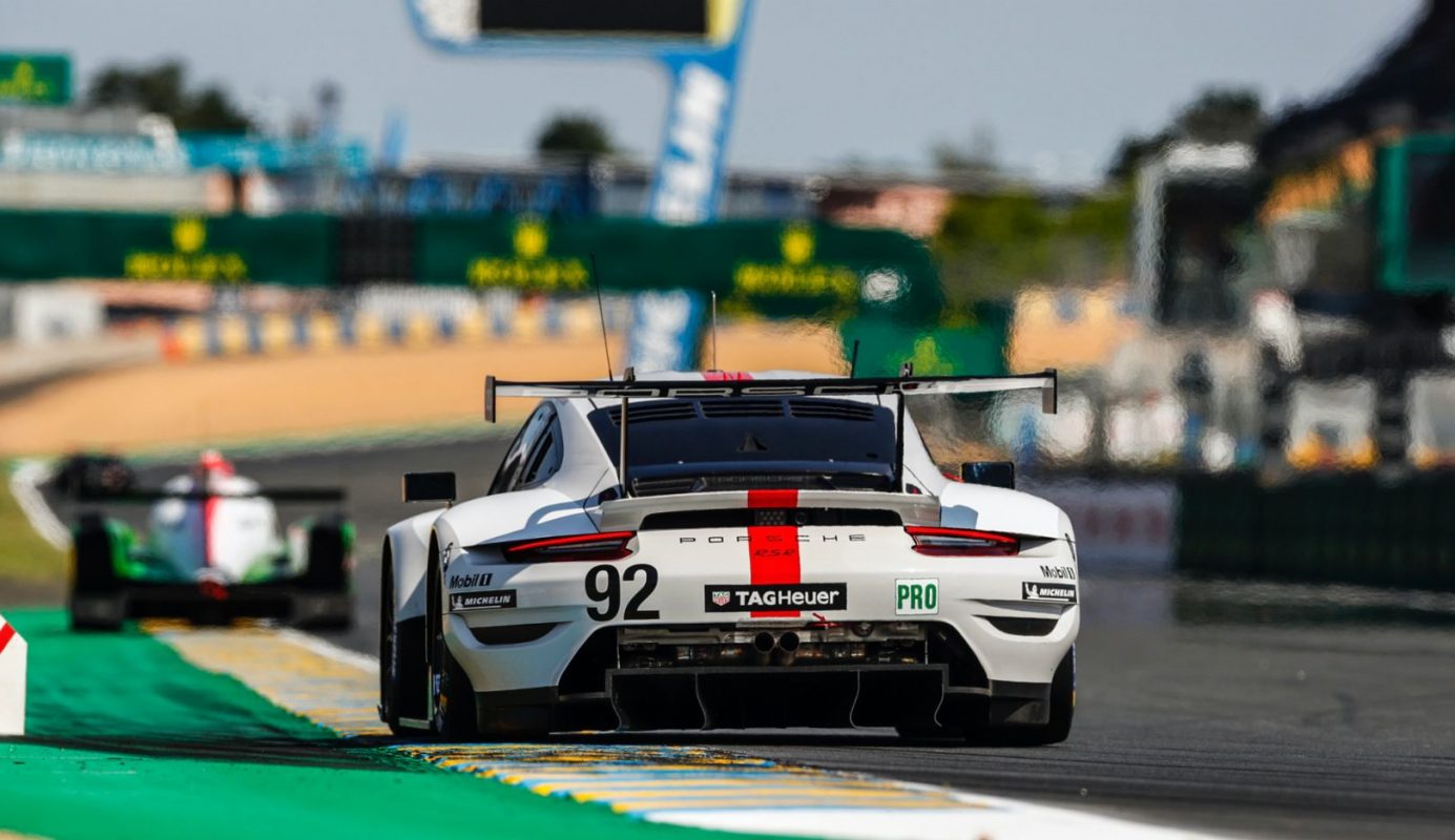 El estrés de un Porsche en las 24 Horas de Le Mans