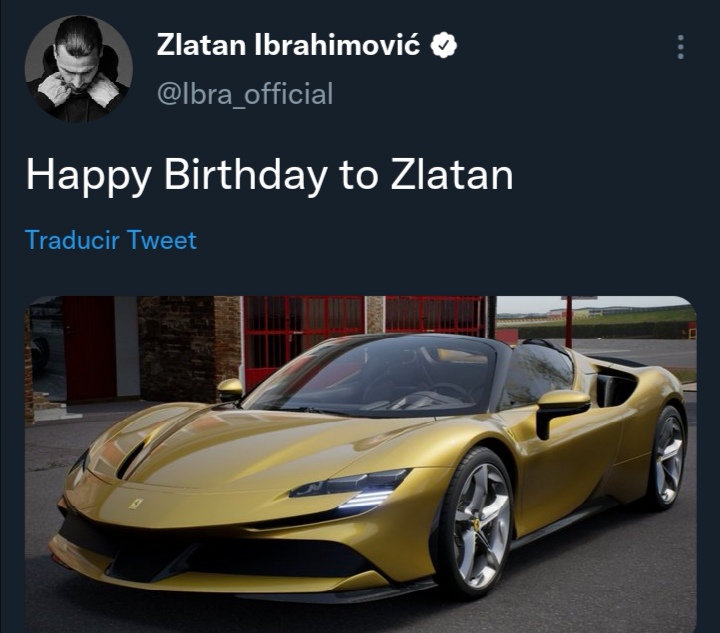 Ibra se regala un Ferrari de $1600 millones 1