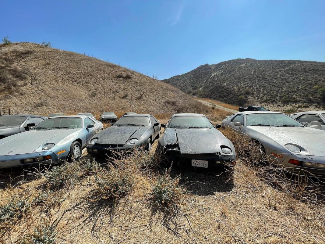 Más de 15 Porsche 928 abandonados