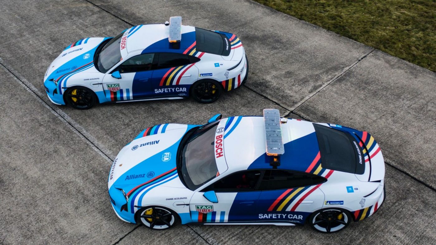 Porsche Taycan revealed as new Formula E safety car