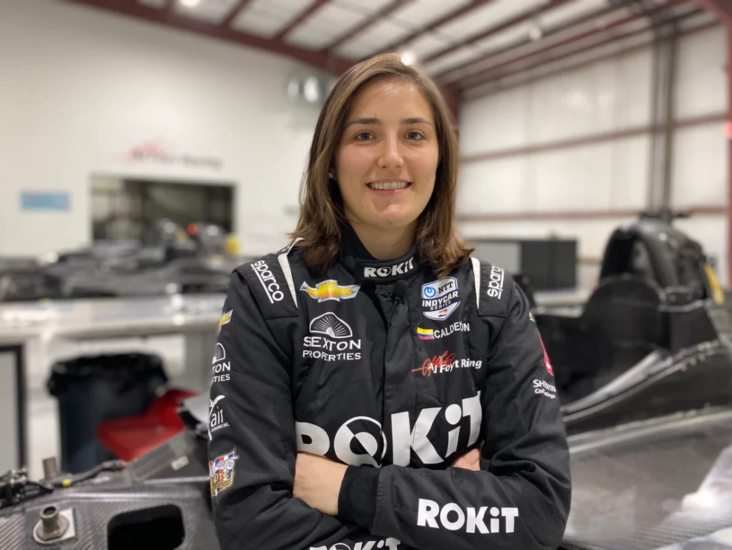 Tatiana Calderón en víspera de su debut en Indycar
