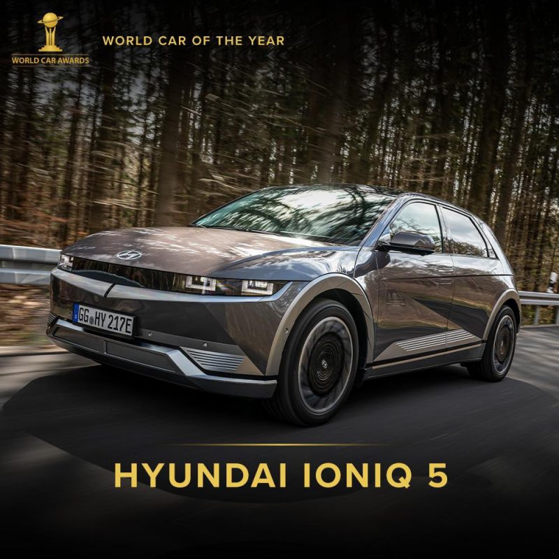 Hyundai Ioniq 5 es el World Car of the Year 2022
