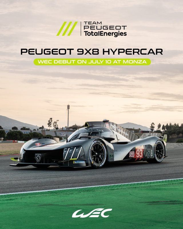 Peugeot 9X8 ya en pista y con debut fijado