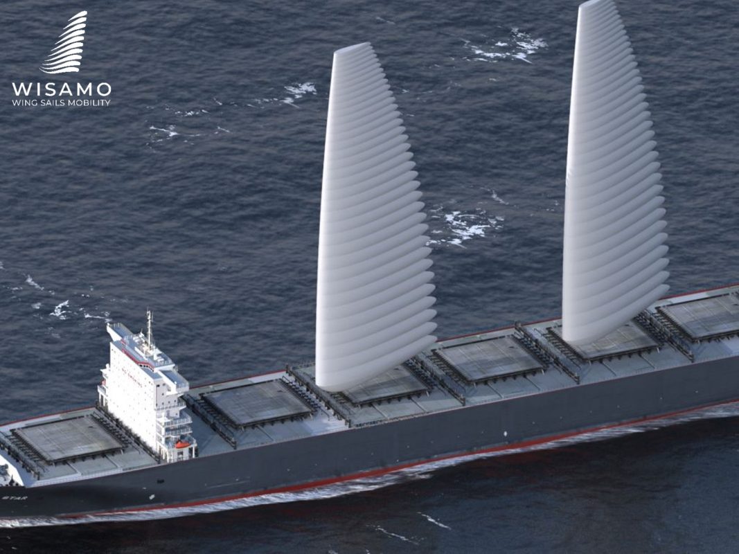 Michelin probará un prototipo del sistema de velas inflables WISAMO en un buque de carga