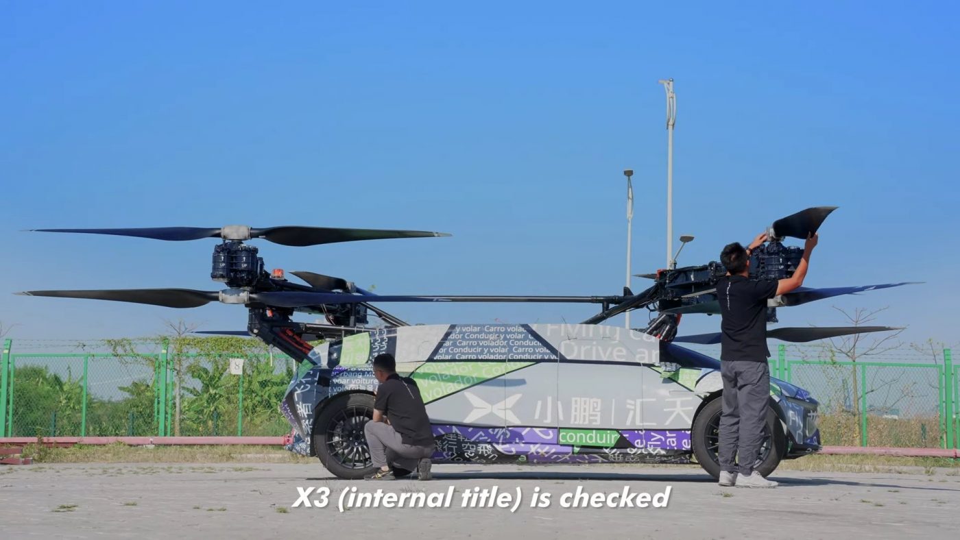 XPeng X3 presentó el "primer auto volador del mundo" pero no dio especificaciones 5