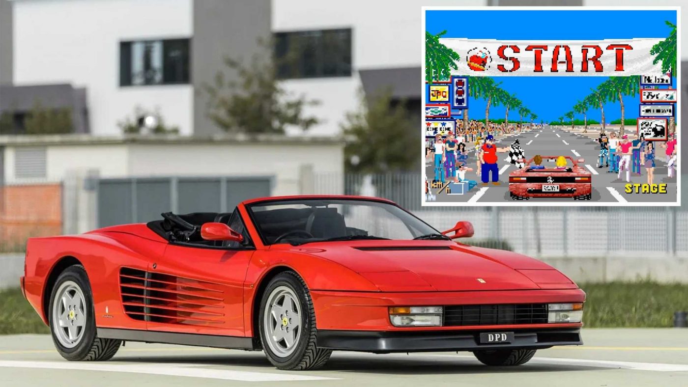 A subasta el Ferrari Testarossa del videojuego OutRun