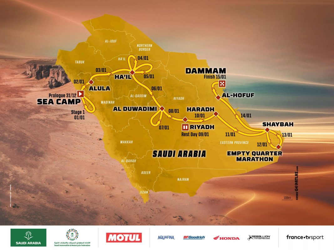 El Dakar 2023 presenta su recorrido