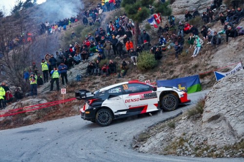 Toyota y Ogier barren en el Rally Montecarlo