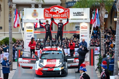 Toyota y Ogier barren en el Rally Montecarlo