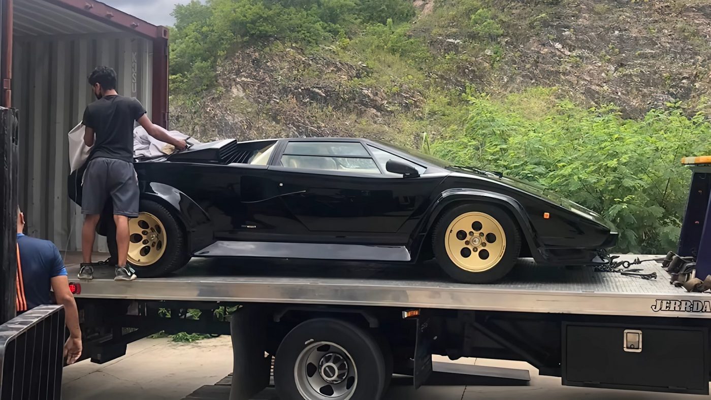 Este Lamborghini Countach estuvo escondido 30 años en Venezuela