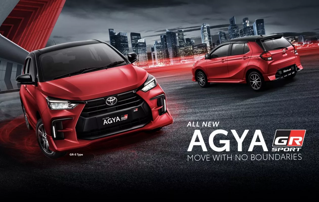 Debuta el Toyota Agya en Indonesia con escudo Daihatsu