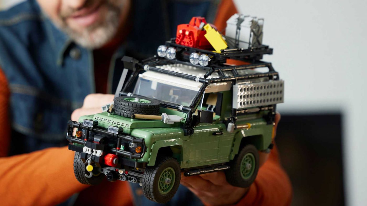 Lego Land Rover Defender 90, offroad a puro bloque