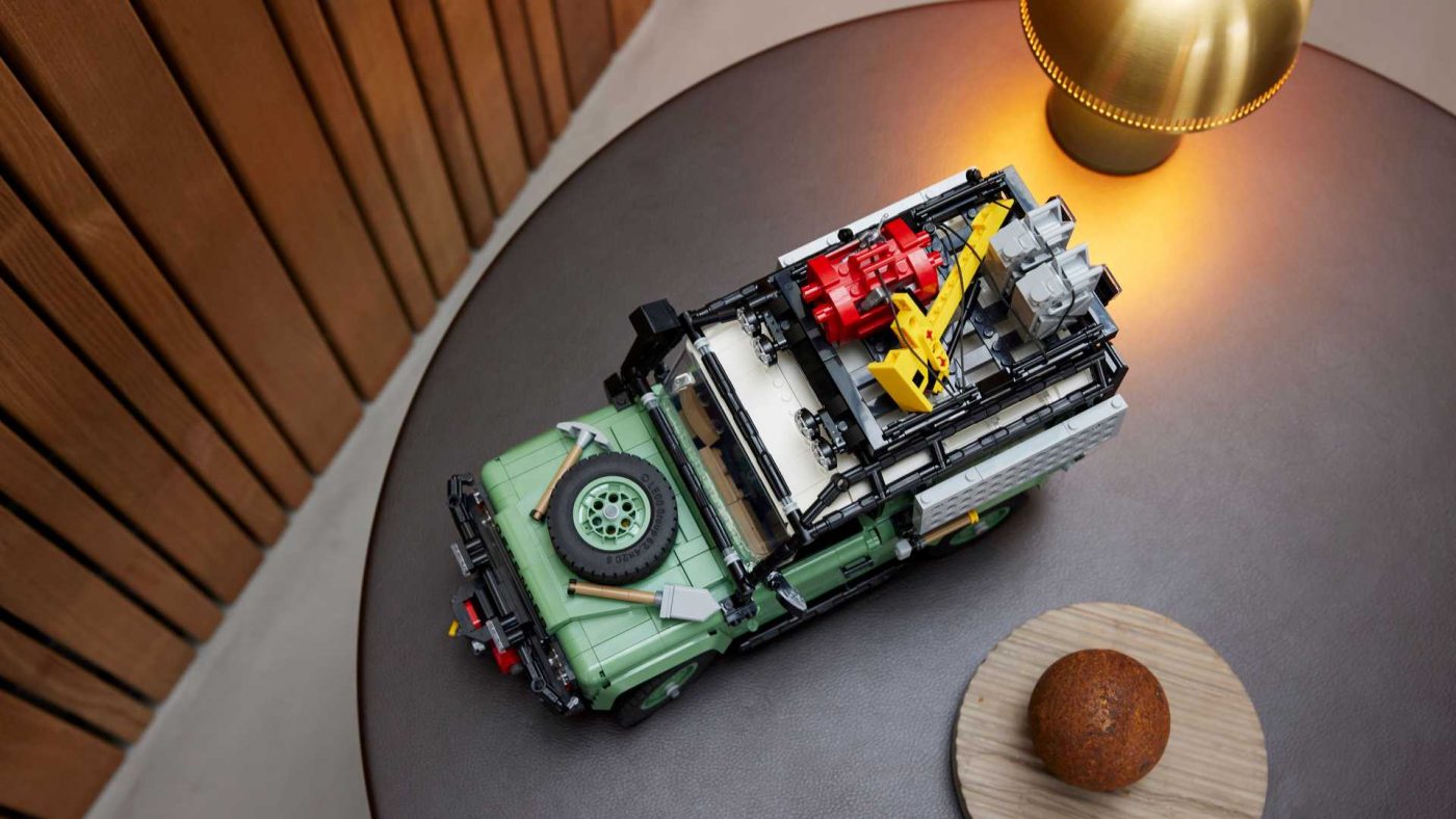 Lego Land Rover Defender 90, offroad a puro bloque
