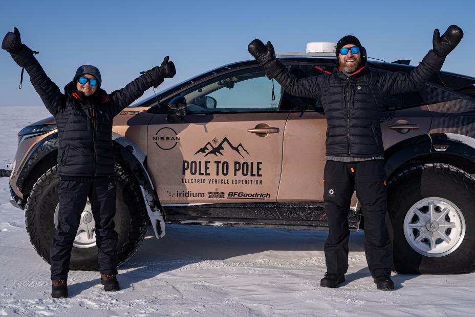 Comienza la expedición Polo a Polo en un Nissan Ariya