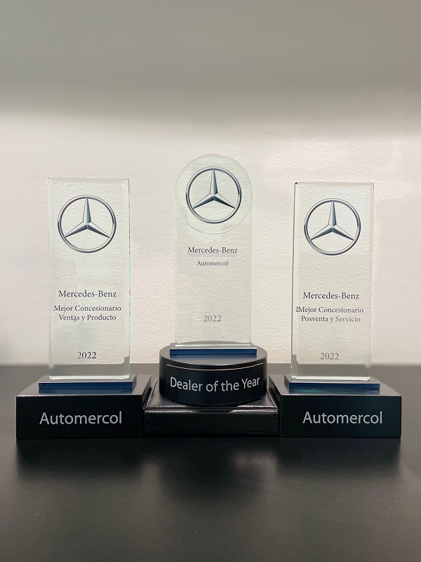 Automercol gana tres premios Mercedes-Benz 3