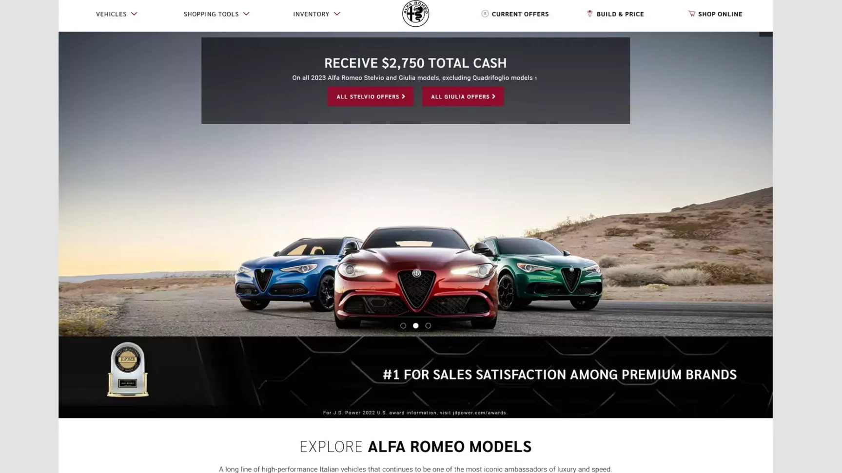 Alfa Romeo y RAM con los mejores websites; VW y Volvo los peores, según J.D. Power. 1