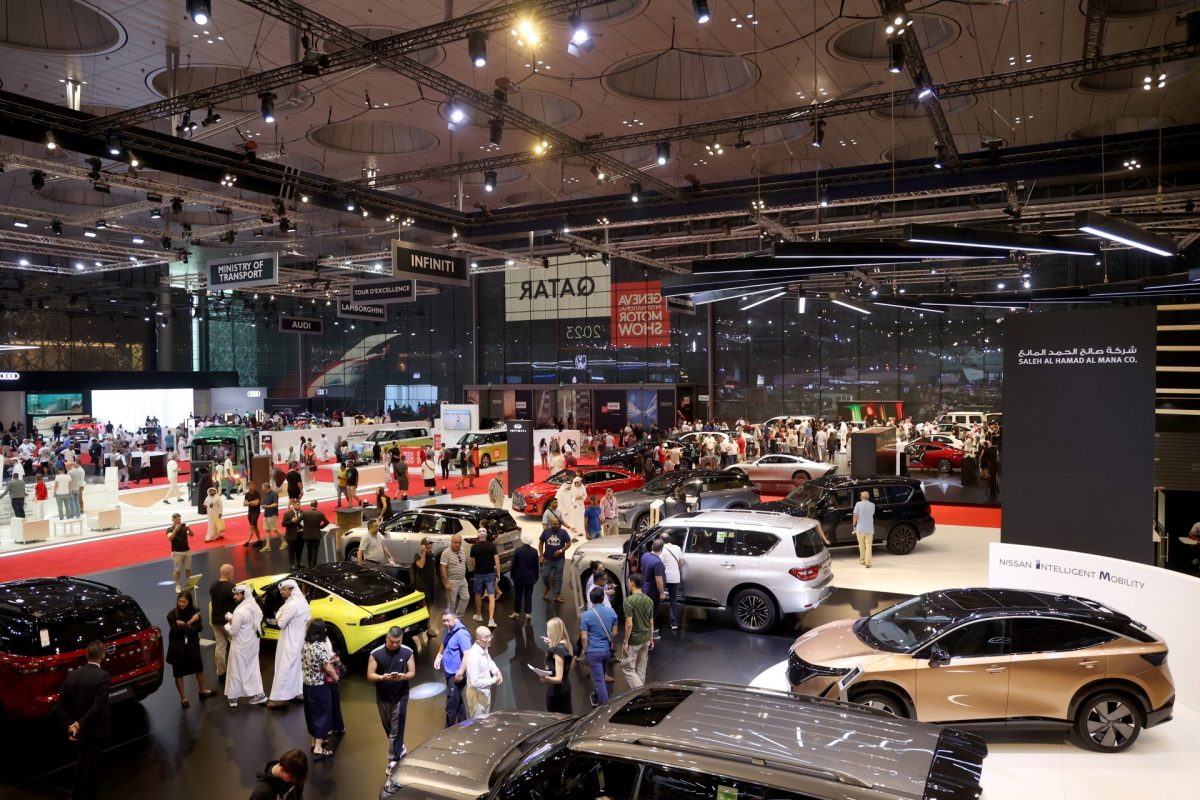 Ginebra autoshow en Qatar, un mapa loco que presentó el Audi SQ8 7