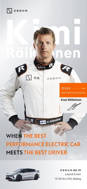 Kimi Raikkonen, nuevo asesor de Zeekr 2
