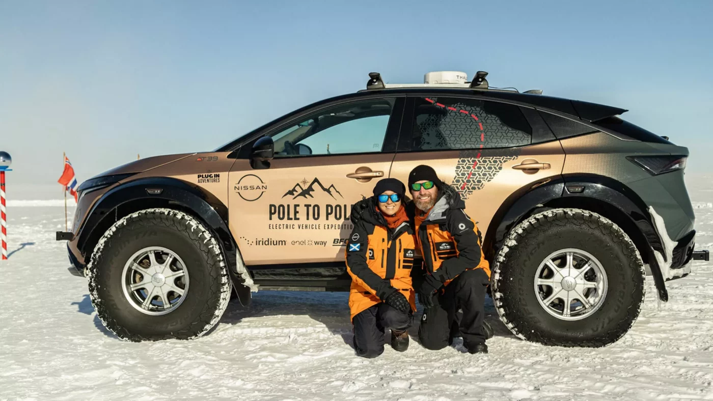 Expedición Pole to Pole: el Nissan Ariya logró su objetivo 4